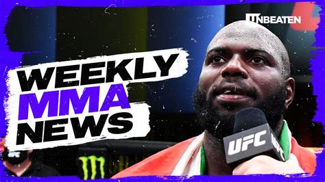 mma weekly|mma breaking news.